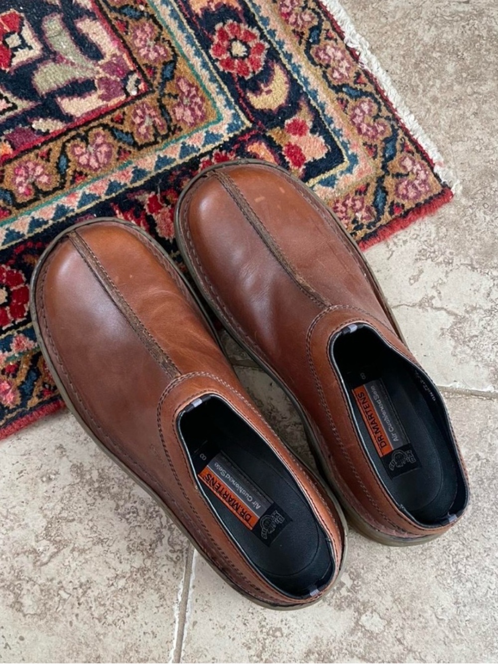 Vintage Dr. Martens Leather Mules